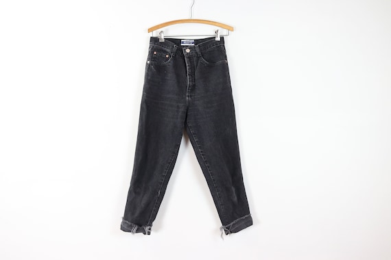 Vintage High Waist Jeans / 90's NUOVO Black High R
