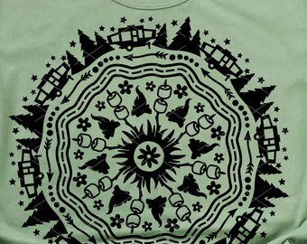 Download Camping Mandala Svg Etsy