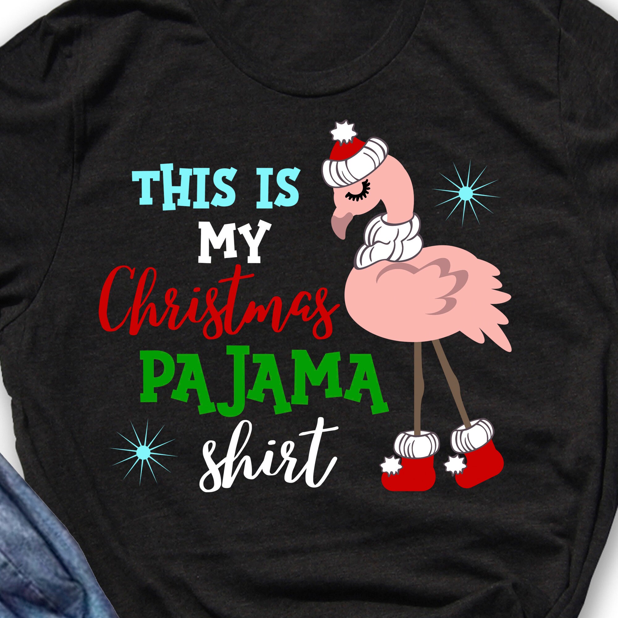This is my Christmas pajama shirt svg saying Merry Christmas Etsy