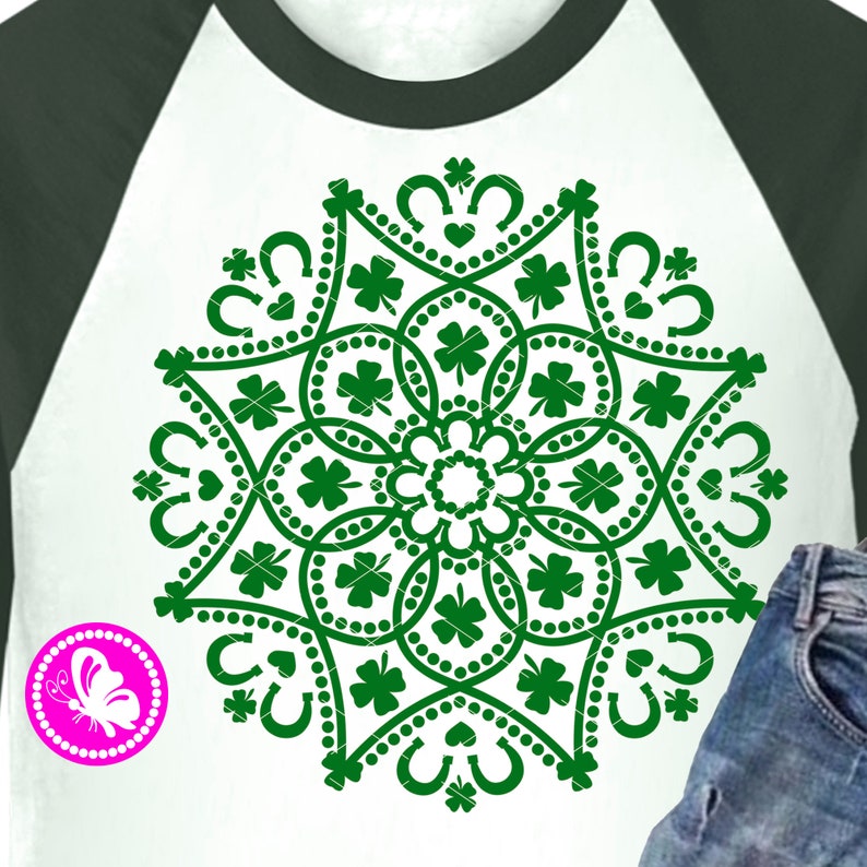 Download Lucky charm Mandala svg Irish decor St Patricks day shirt ...