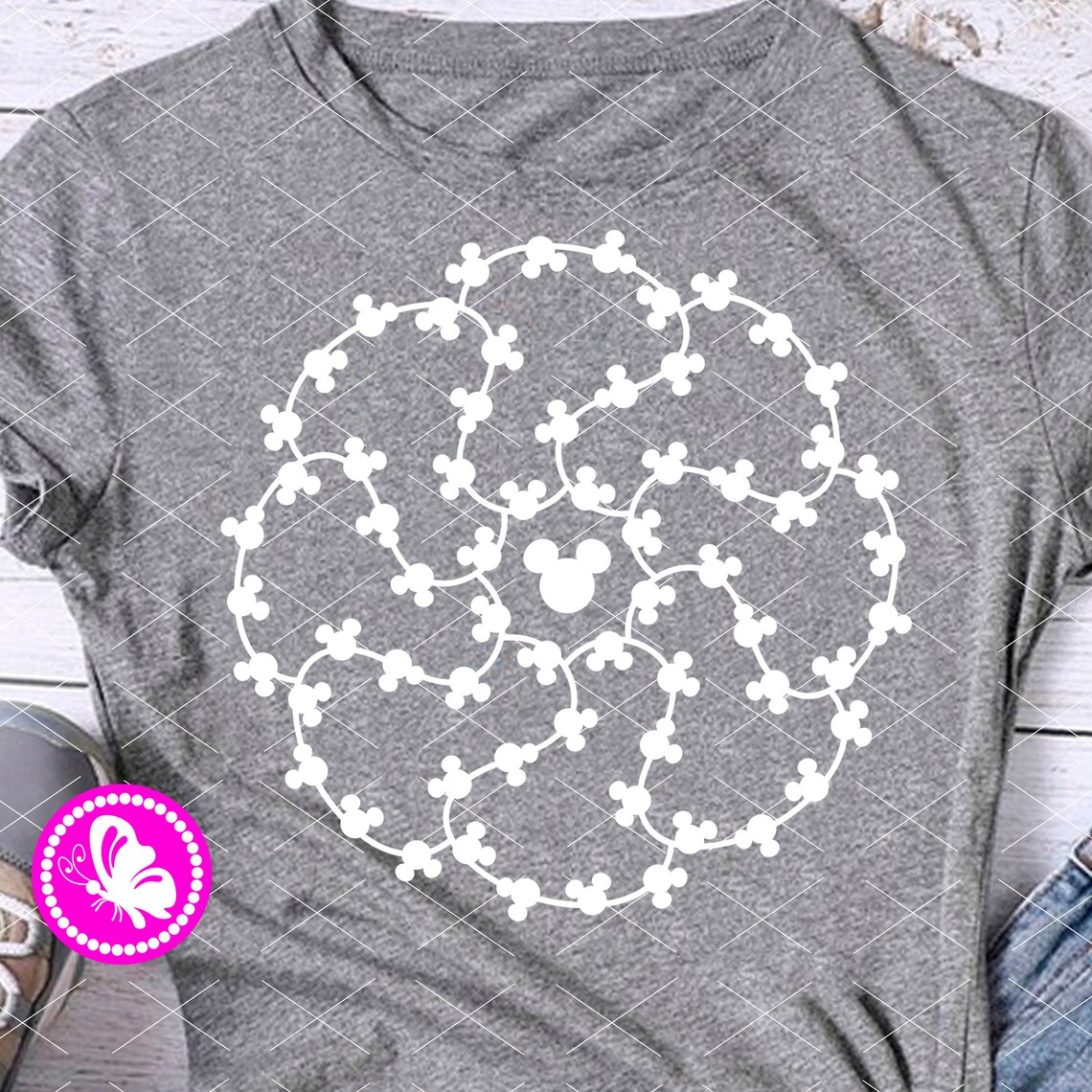 Download Mandala svg wall art Mickey ears clip art Family cruise | Etsy