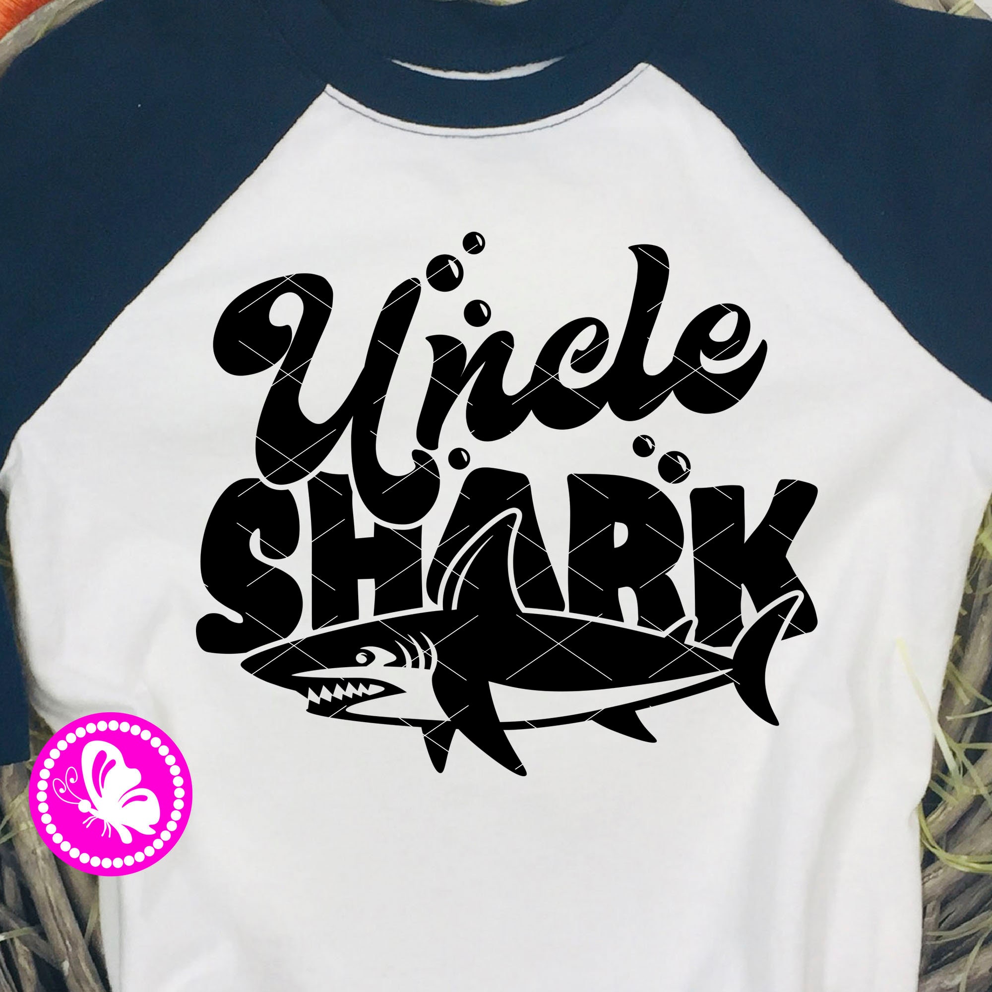 Uncle shark svg Shark shirt or face mask svg design Family ...