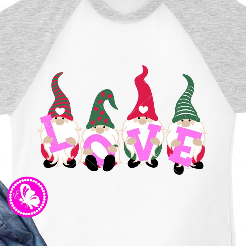 Download Love sign svg Valentines day decor Gnomes with letters in ...