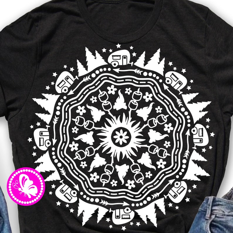 Free Free 66 Camping Mandala Svg SVG PNG EPS DXF File