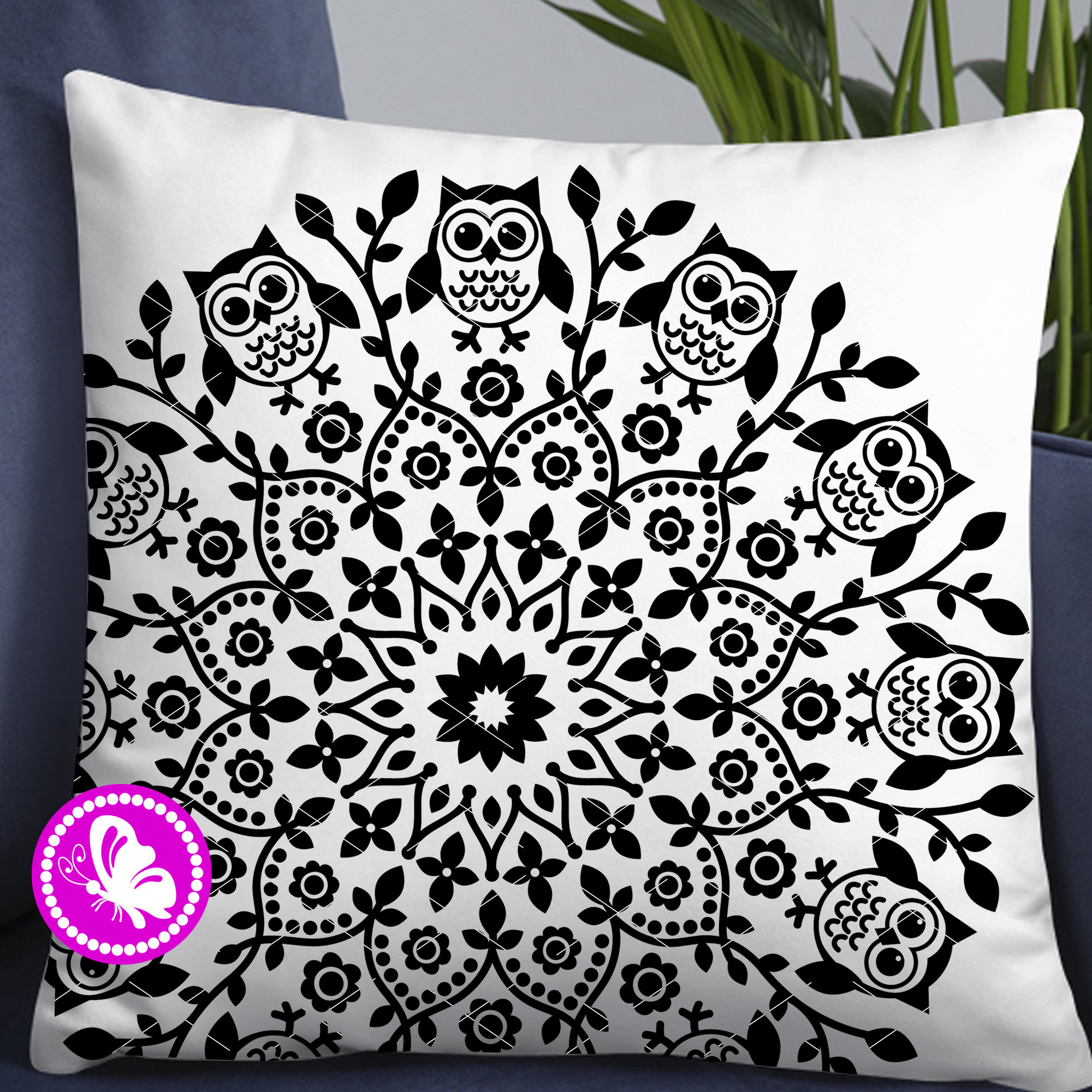 Download Owl Mandala svg file sfor cricut & Silhouette Cut file Owl ...