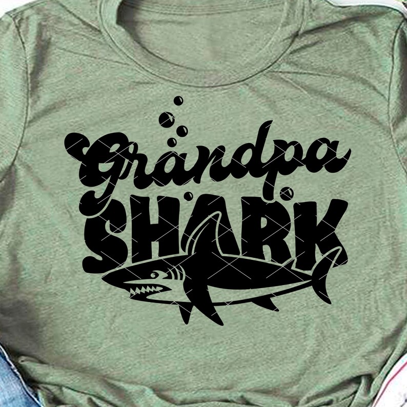 Download Grandpa shark svg Father's day gift svg files for Cricut ...
