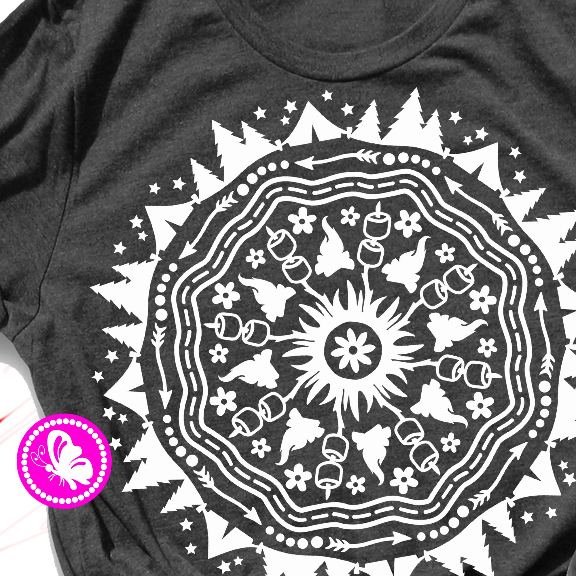 Free Free 298 Camping Mandala Svg SVG PNG EPS DXF File