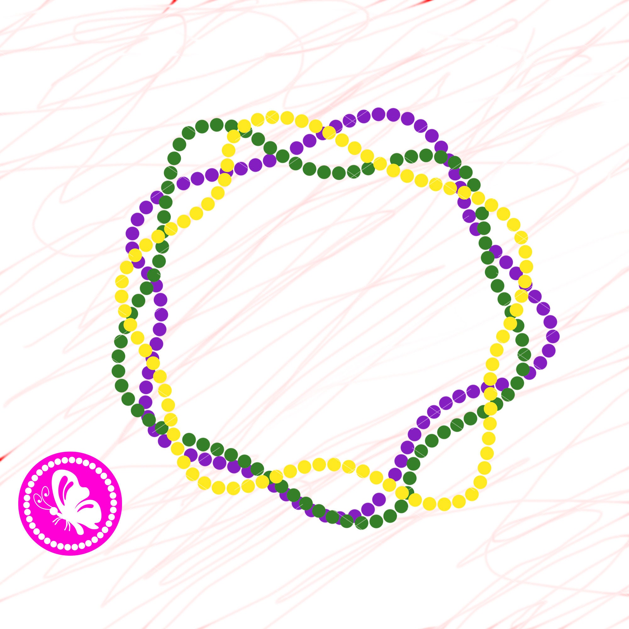 mardi gras monogram shirts