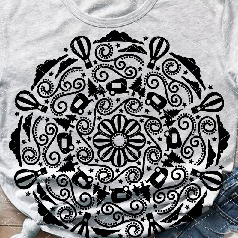 Free Free 66 Camping Mandala Svg SVG PNG EPS DXF File