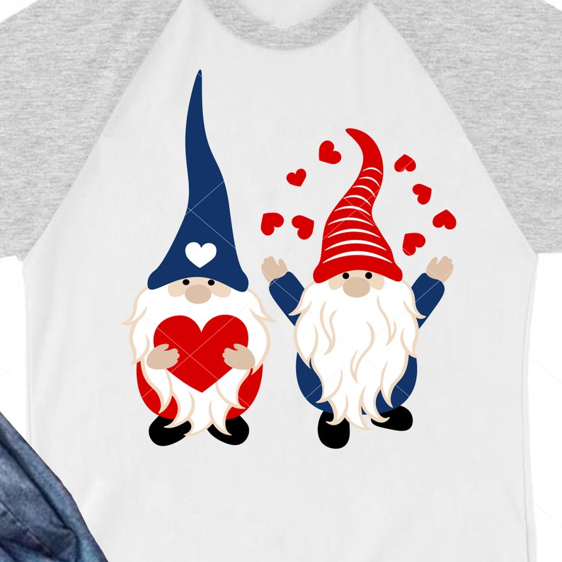 Download Two gnomes with hearts svg design Valentines day gift idea ...