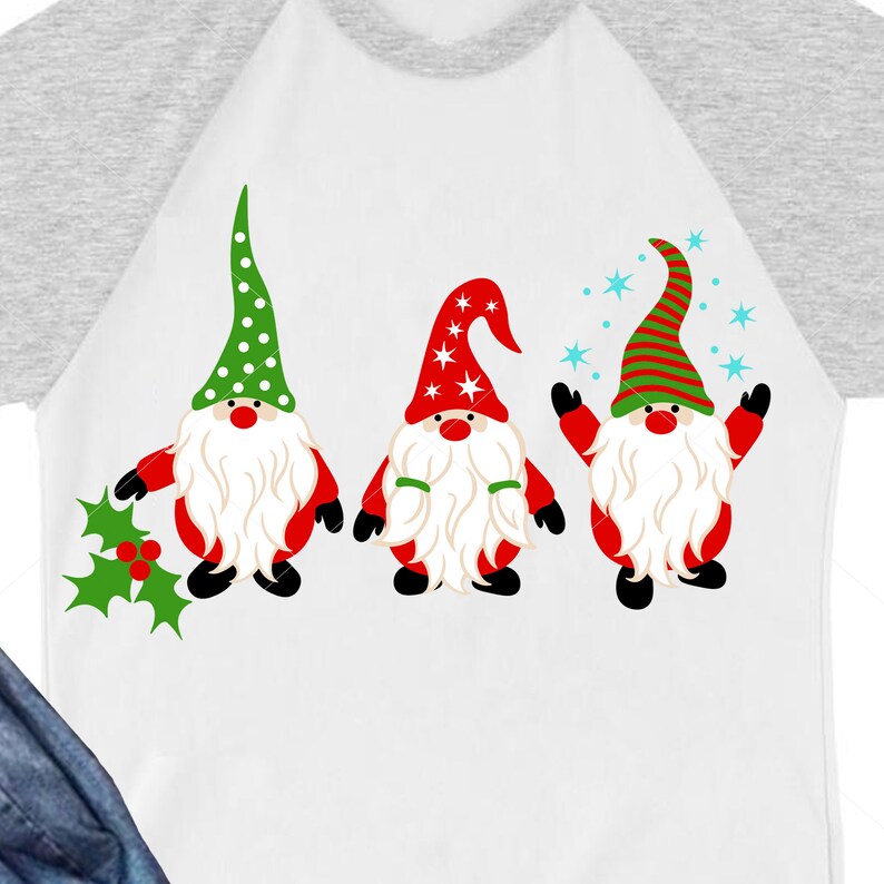 Download Gnomes Christmas svg 3 cute gnomies download clipart Green ...