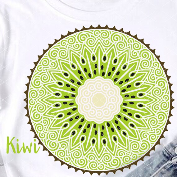 Download Kiwi Mandala Svg Files For Cricut Summer Wall Art Zentangle Etsy