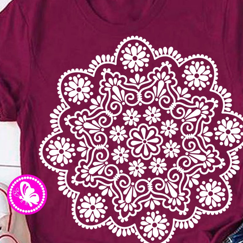 Mandala flower svg Mandala wall art svg files for cricut ...