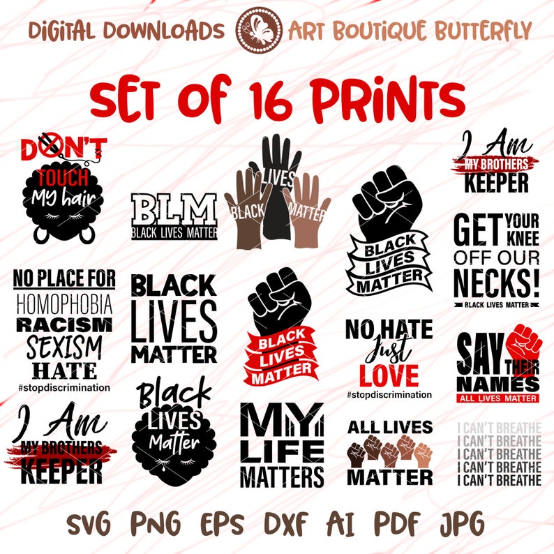 Download I Am My Brothers Keeper Free Svg - BUNDLE svg BLM I am my ...