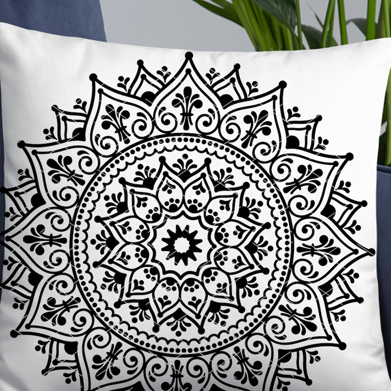 Download Yoga Mandala svg Lotus flower png design for tshirt ...