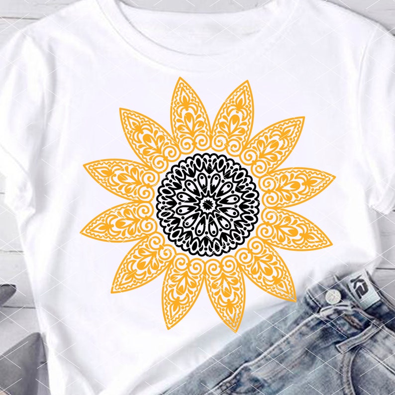 Download Sunflower Mandala Multi Layered Svg For Cricut - Layered ...