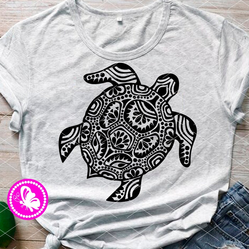 Free Free 218 Cricut Turtle Mandala SVG PNG EPS DXF File
