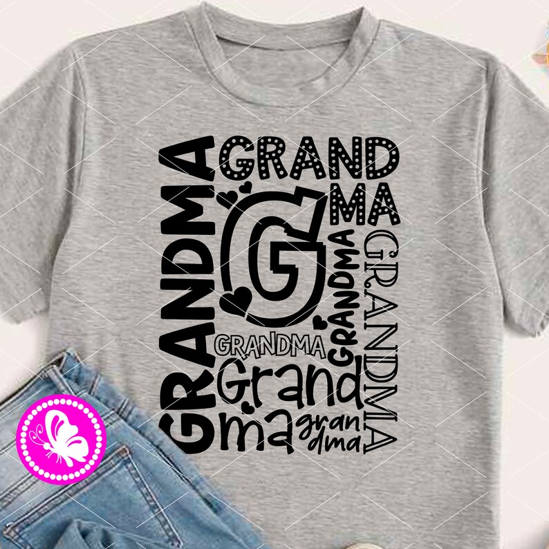 Download Grandma Svg file Grandmother shirt svg files for cricut | Etsy