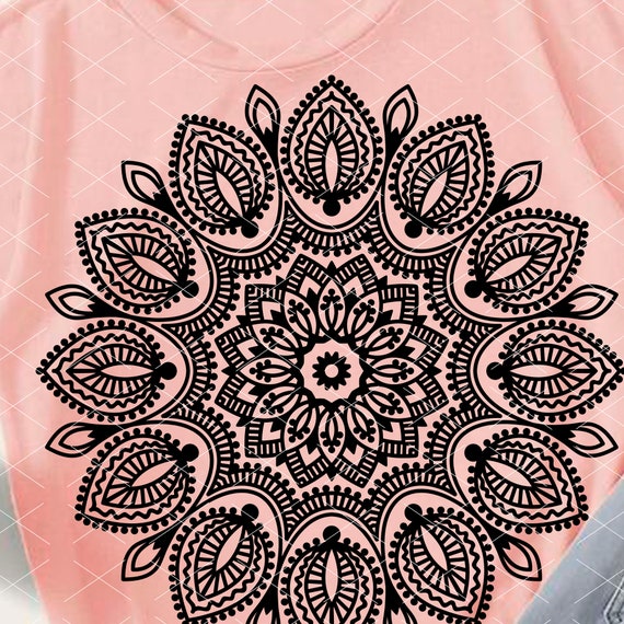 Download Indian Ethnic Mandala Svg Floral Mandala Wall Art Lotus Etsy