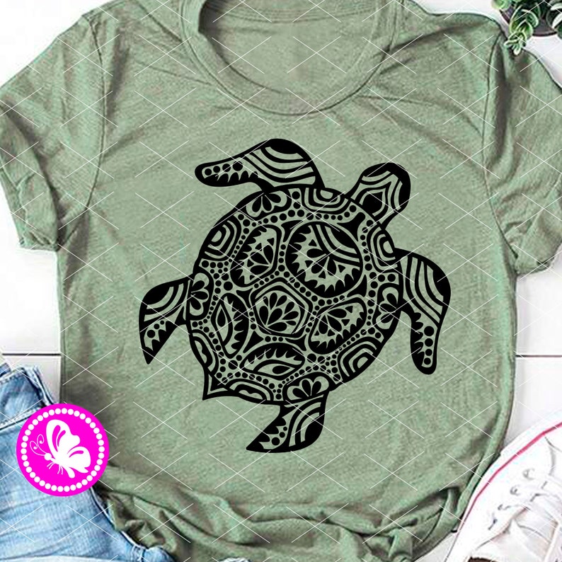 Free Free Cricut Turtle Mandala 835 SVG PNG EPS DXF File