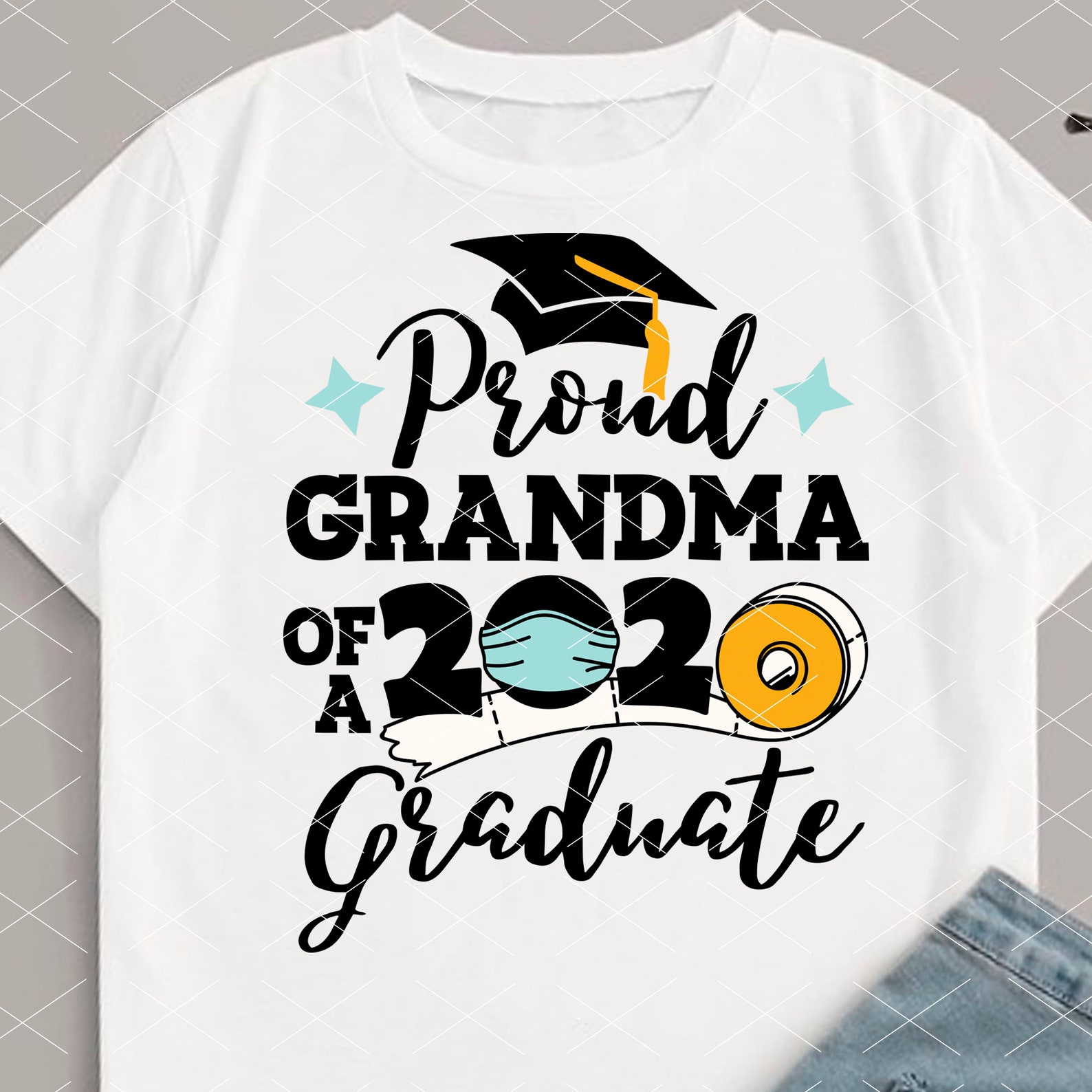 Download Proud Grandma of a 2020 Graduate svg design Isolation mask ...