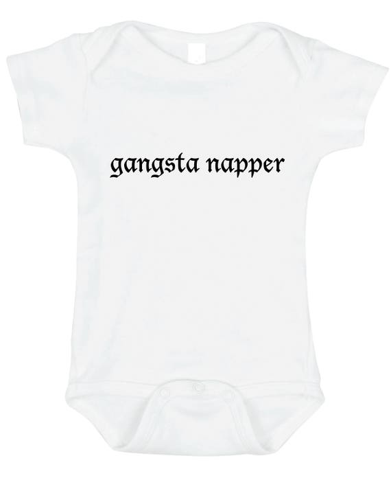 gangsta napper onesie