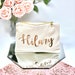 Personalized Cosmetic Bag | Custom Canvas Makeup Pouch | Bridesmaid, Maid of Honor Proposal Gift | Wedding Day Bridal Party Accessory 