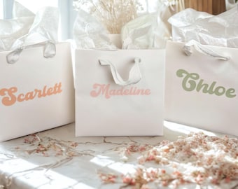 Personalized White Gift Bag – Wedding Favor Welcome Package