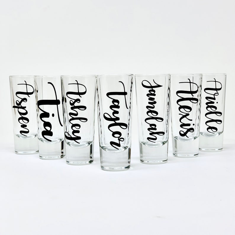 Personalized Shot Glasses Custom Tequila Shooter 21st Etsy