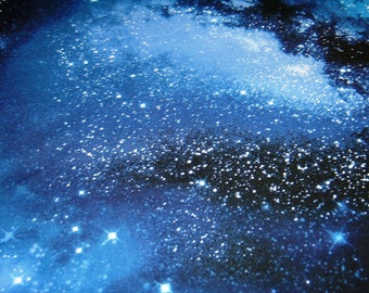 Sterne Stern Stars Milchstraße Timeless   Baumwolle Patchworkstoff 50x110 cm
