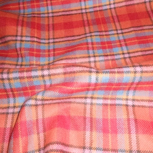 Ruitjespatroon flanel katoenen stof 50 x 110 cm