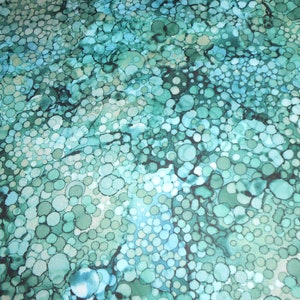 Wasser Steine Aquarell Bliss Northcott Baumwolle Patchworkstoff 50x110 cm Bild 4