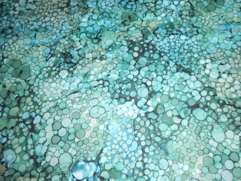 Wasser Steine Aquarell Bliss Northcott Baumwolle Patchworkstoff 50x110 cm Bild 4