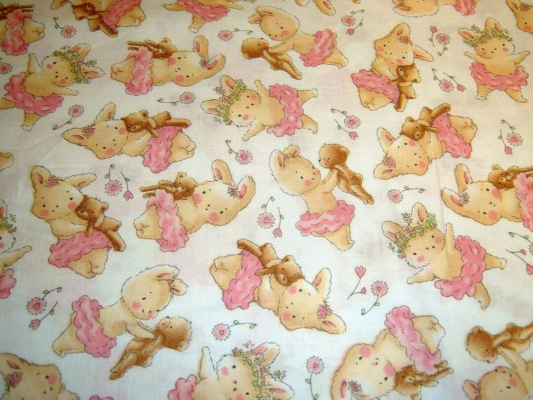 Bunnies Bunny by the Bay Timeless Patchwork Fabric 50 X 110 Cm Etsy