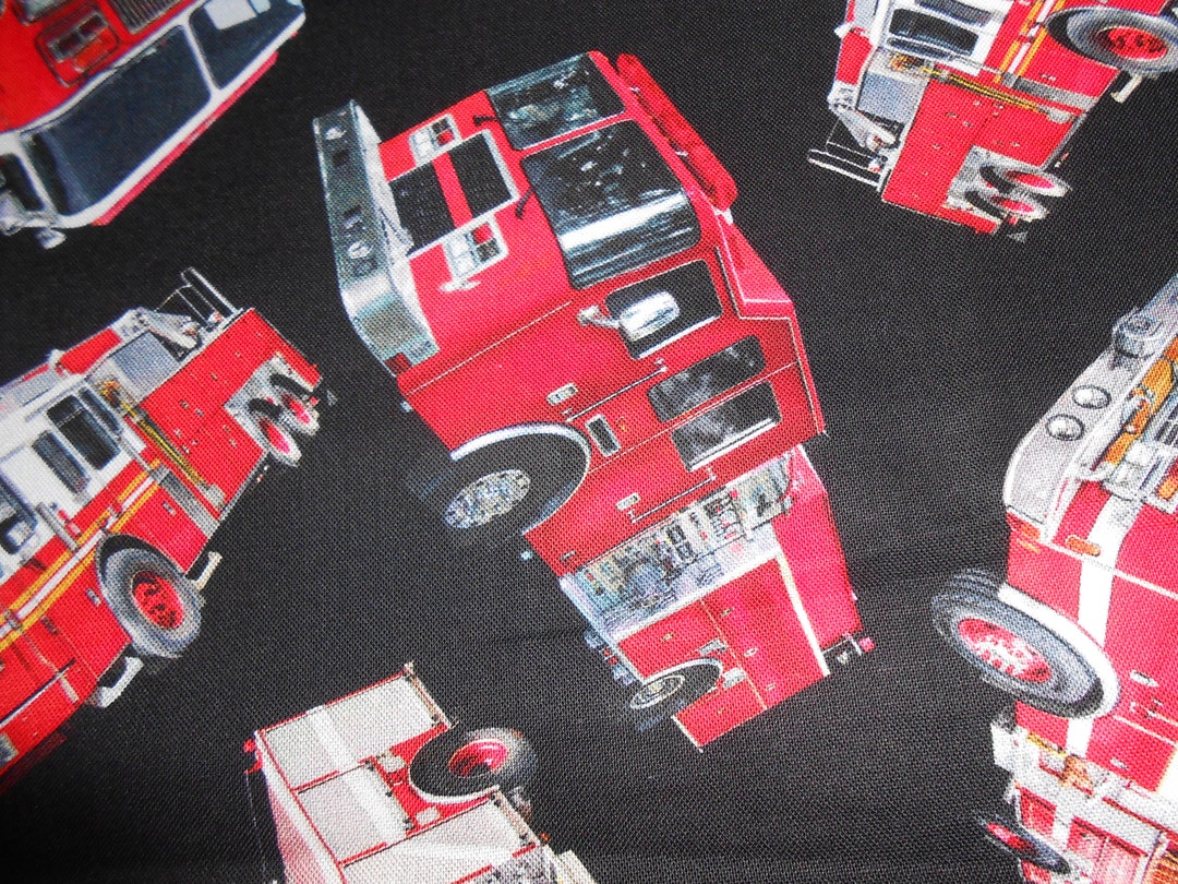 Fire Patchwork Fire Department Timeless Firefighter Patchwork Fabric 50 X 110 Cm - Etsy