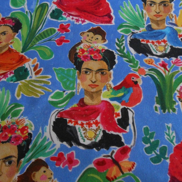 Mexiko Folklore La Viva la Vida Woman 50x110 cm von Timeless  Baumwolle Patchworkstoff