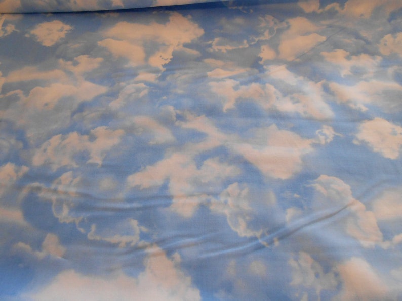 Clouds Sky Timeless Patchwork Fabric Cotton 50 x 110 cm image 6
