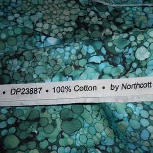 Wasser Steine Aquarell Bliss Northcott Baumwolle Patchworkstoff 50x110 cm Bild 6