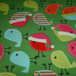 Vögel Birdy  Weihnachten  Patchworkstoff Anne Kelle  Kaufmann  Weihnachtskalender Karten Kissen