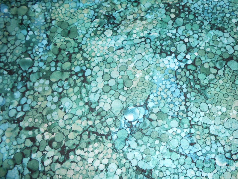 Wasser Steine Aquarell Bliss Northcott Baumwolle Patchworkstoff 50x110 cm Bild 2