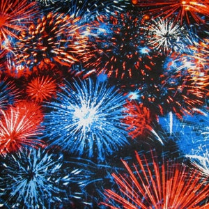 Fuochi d'artificio Festa di Capodanno 50 x 110 cm tessuto patchwork in cotone Timeless