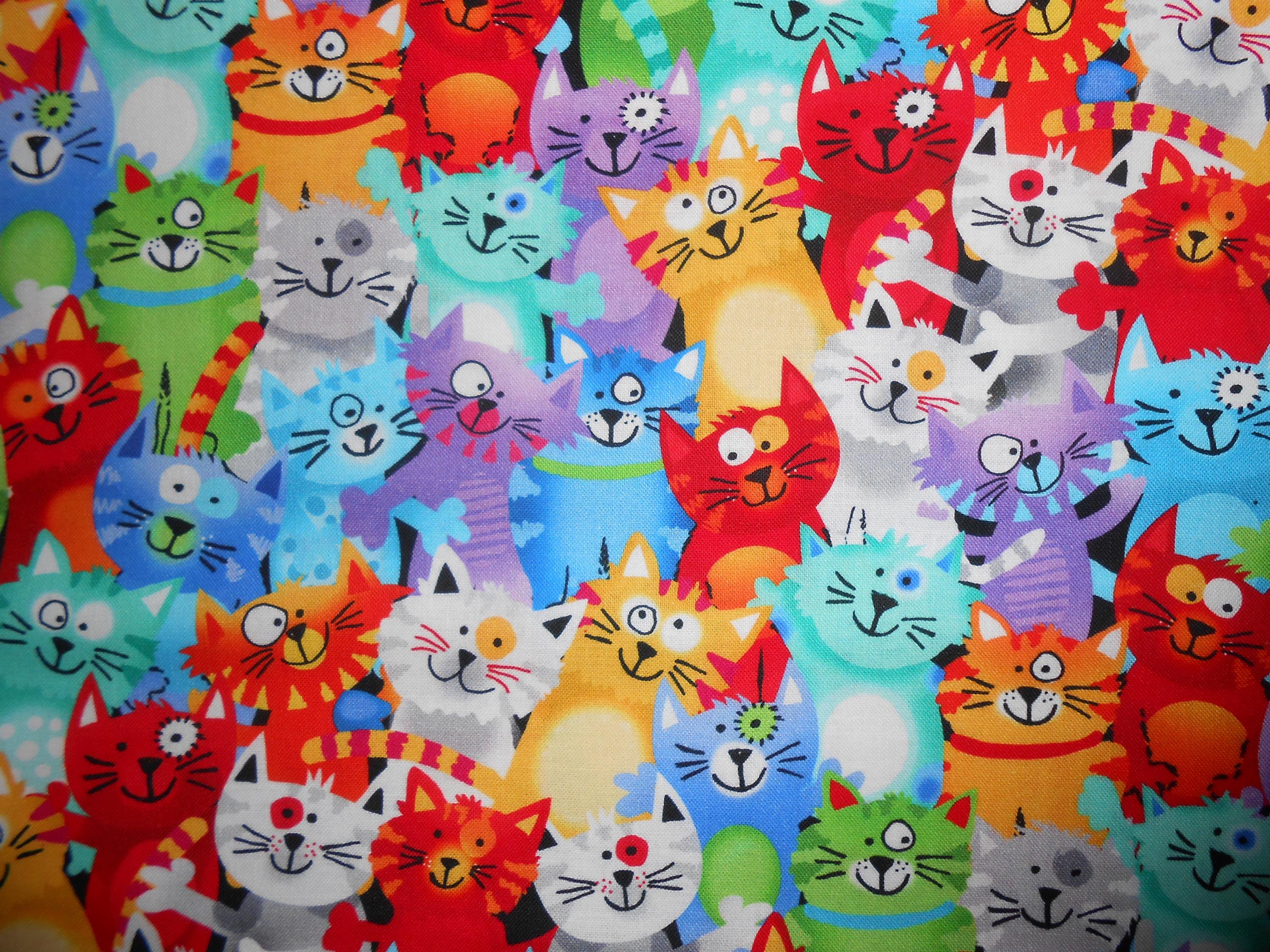Cat fleece fabric