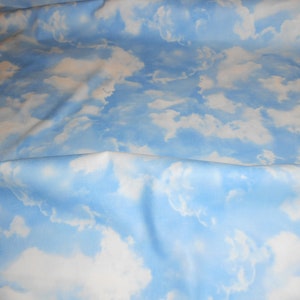 Clouds Sky Timeless Patchwork Fabric Cotton 50 x 110 cm image 4