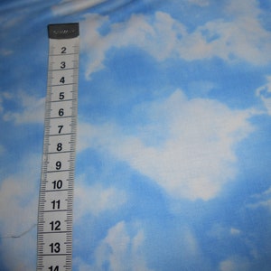 Clouds Sky Timeless Patchwork Fabric Cotton 50 x 110 cm image 3