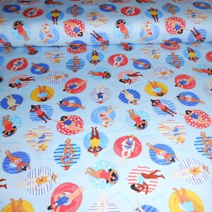 Bathing Beauties Sea Swimwear Windham 50 x 110 cm Cotton Patchwork Fabric Ökotex image 2