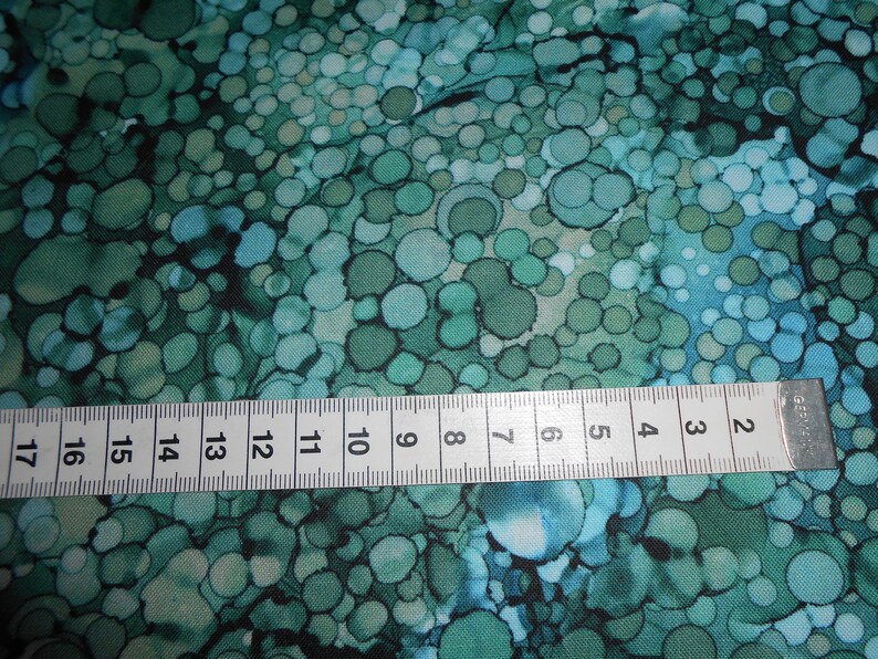 Wasser Steine Aquarell Bliss Northcott Baumwolle Patchworkstoff 50x110 cm Bild 3
