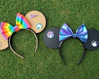 Black Corkboard Pin Trading Mouse Ears