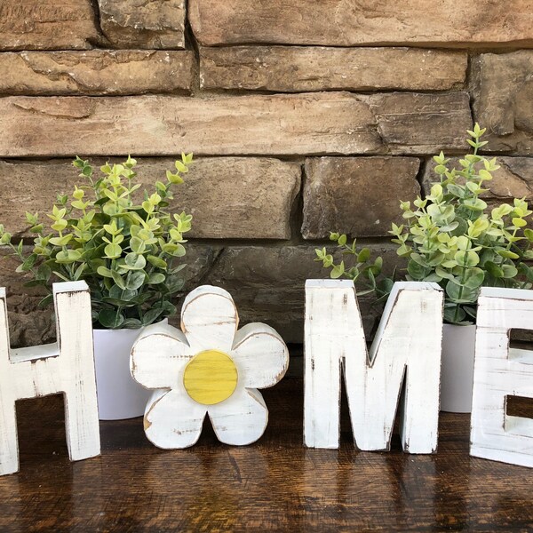 Standing Wood Rustic Letters - Etsy