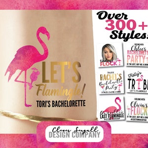 Let's Flamingle Bachelorette Party Favors, Flamingo Bachelorette, Hair -  PlumPolkaDot