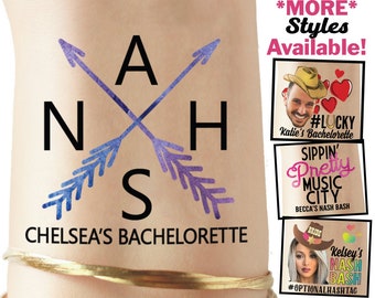Nashville bachelorette party Custom Tattoos | gold tattoos, nash bash, nashelorette party, last party ya'll, country bride, nashville girls